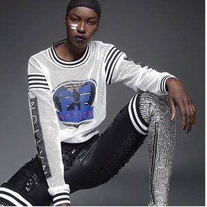 PE Nation Mesh Crew Neck Sweatshirt